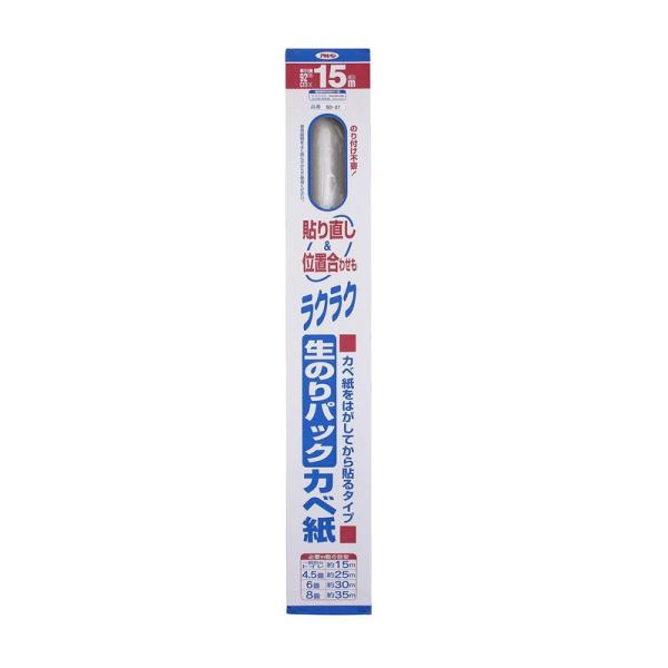 ペンキ/塗料 アサヒペン(Asahipen) 生のりパックカベ紙 92cm×15m SD-27 白