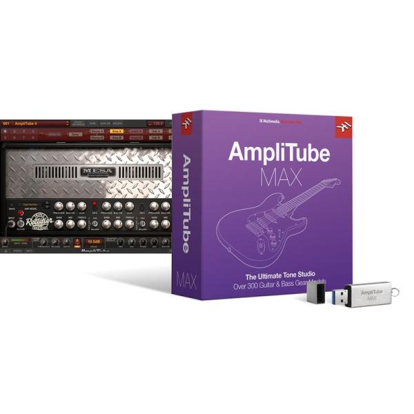 アンプ・エフェクトプラグイン IK Multimedia AmpliTube MAX ギターサウンド...