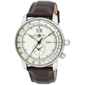 腕時計 ツェッペリン Special Edition 100 Years 100周年記念 シルバー 文字盤 ステンレススチール クォーツ Q
