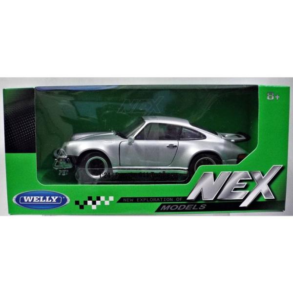 ミニカー WELLY 1/24 ポルシェ 911 930 ターボ シルバー 商品? WE24043S...