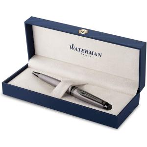 WATERMAN ウォーターマン 公式 エキスパート ボールペン 高級 ブランド ギフト メタリックシルバーRT 2119269Z 正規輸入