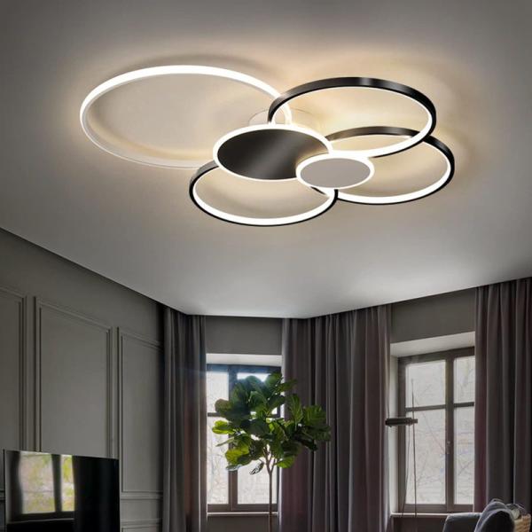 照明器具 シーリングライト LEDリビングルームシーリングライト 北欧 LED対応 8畳 天井照明 ...