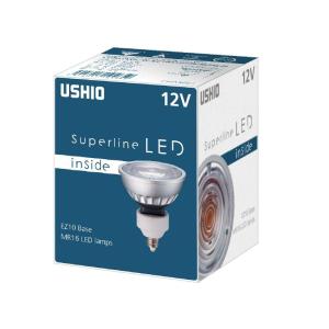 USHIO Superline LED insideφ50 シングルコア Vividモデル 6.1W 2700K 中角 EZ10口金｜tvilbidvirk3