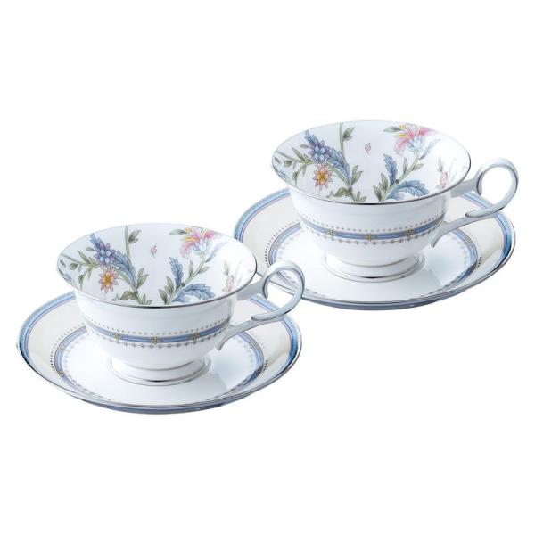 Noritake カップ &amp; ソーサー ( ペアセット ) ( コーヒー ティー 兼用) 215cc...