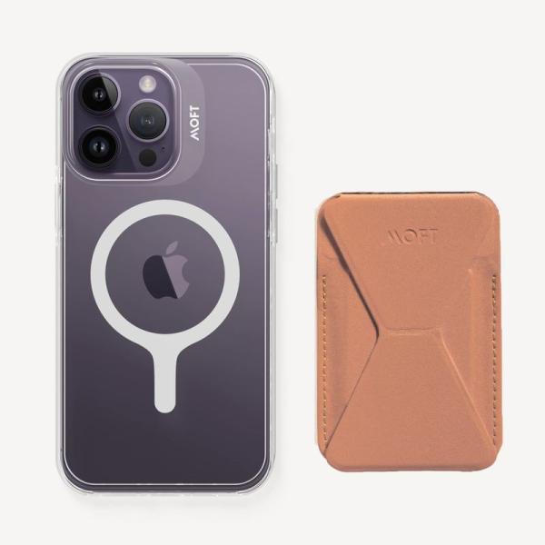 MOFT iPhone14Pro MagSafe対応ケース&amp;スタンド&amp;ウォレットセット (クラシック...