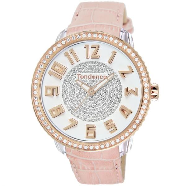 テンデンス 腕時計 Glam グラム ホワイト ポリカーボネイト ミネラルガラス クォーツ 48.5...
