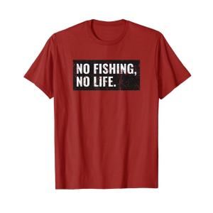 No Fishing No Life 楽しい釣りギフト Tシャツ｜tvilbidvirk3