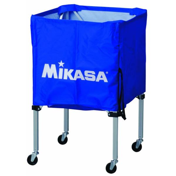 ボールカート ボールカゴ ブルー ミカサ(MIKASA) ボールカゴ(箱形)小 3点セットフレーム・...