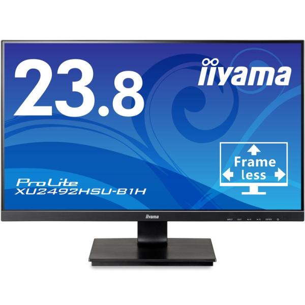 マウスコンピューター iiyama モニター ディスプレイ 23.8インチ フルHD IPS方式 角...