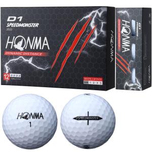 本間ゴルフ HONMA ボール D1 スピードモンスター BT2302 ボール 3ダースセット 3ダース(36個入り) ホワイト｜tvilbidvirk3