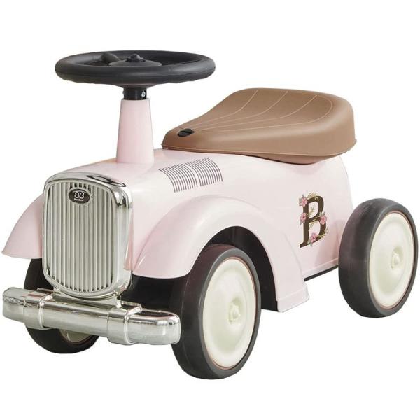 おもちゃ クラシックカー MODEL-A 足けり乗用玩具 車 安全設計 BeneBene (ピンク)