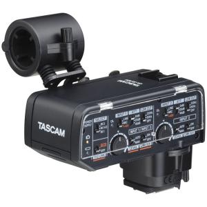 オーディオ機器 TASCAM(タスカム) CA-XLR2d-C ミラーレスカメラ対応XLRマイクアダプター(キヤノンキット) 2チャンネルミキサー/プリアン｜tvilbidvirk5