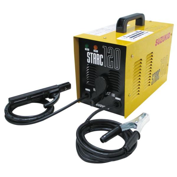 電気工具 スター電器製造(SUZUKID)100V/200V兼用 交流アーク溶接機 スターク120 ...