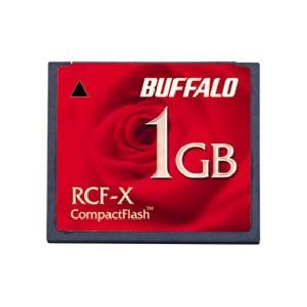 コンピューターアクセサリー バッファロー コンパクトフラッシュ 1GB RCF-X1GY 1枚