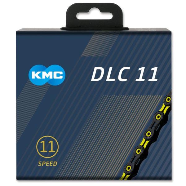 KMC DLC11 チェーン 11 SPEED ブラック/イエロー 中