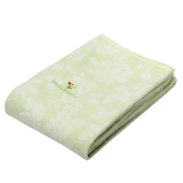 ベッド用品 西川 (Nishikawa) 綿毛布 シングル ウェッジウッド ワイルドストロベリー 綿...