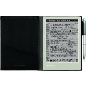 電子ノート シャープ 電子メモ WG-S30-B 手帳機能付き ブラック系