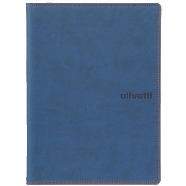 オフィス用品 olivetti/オリベッティ A4パッドホルダー ネイビーブルー N-OLIV-A4...
