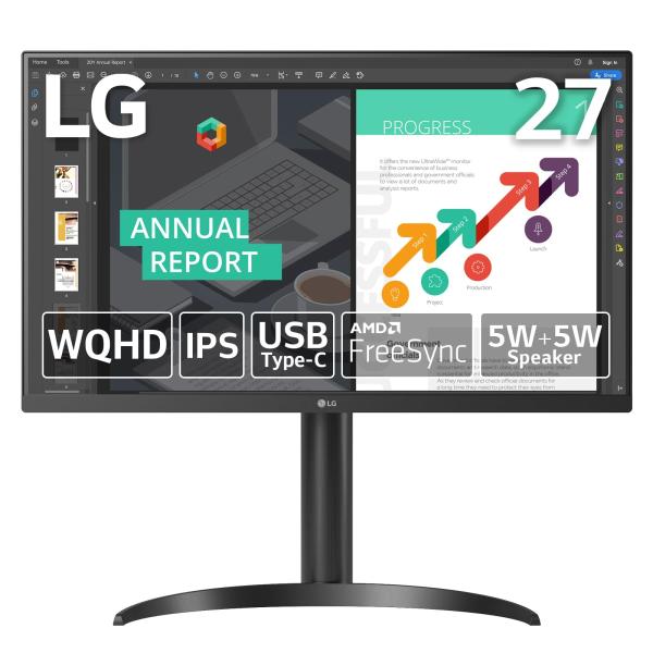 LG モニター 27QN850-B 27インチ / WQHD(2560×1440) / IPS/US...