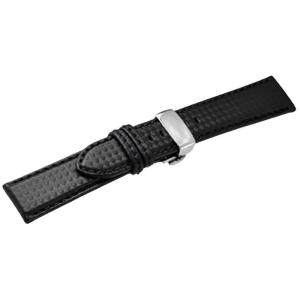 ドットタウン 腕時計ベルト カーボンラバー 軽量 耐久性 防水 ブラック（黒） 18mm 4Colors CB002d-BK18 並行輸入品｜tvilbidvirk5
