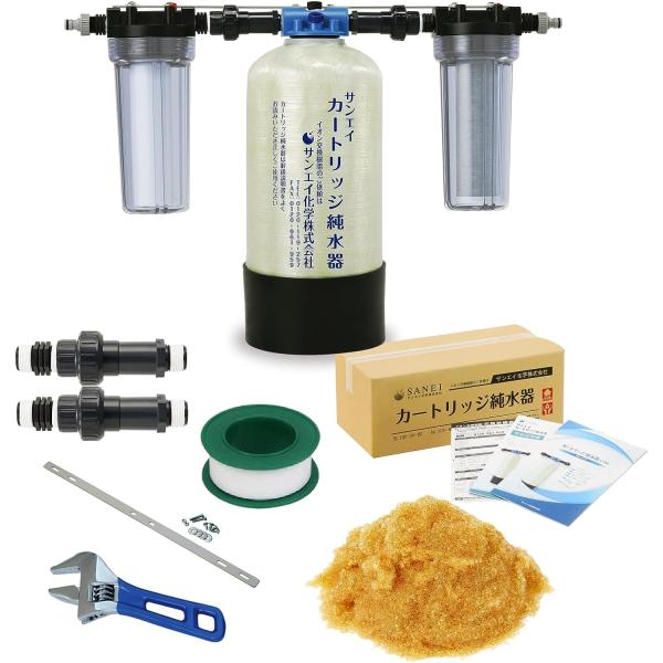 サンエイ化学 カートリッジ純水器 10L プロタイプ フィルターセットタイプ 低床タイプ CPF-1...