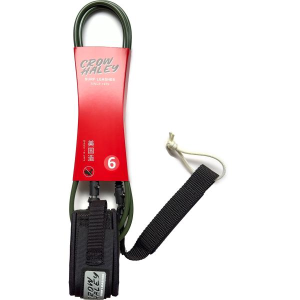 CROW HALEY SURF LEASHES(クローハーレー）ショートボード用サーフリーシュ コン...