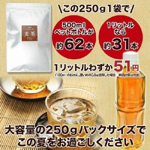 麦茶 粉末茶 業務用インスタント茶 麦茶250...の詳細画像3