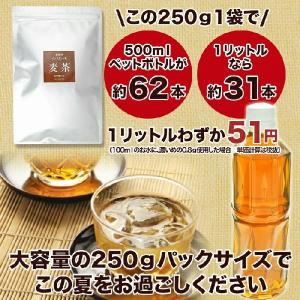 麦茶 粉末茶 業務用インスタント茶 麦茶250...の詳細画像3