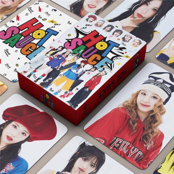 BABYMONSTERグッズ フォト カード 55枚 セット トレカ HOT SAUCE 写真 全員...