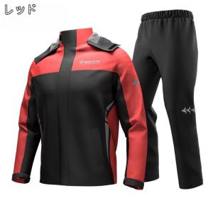 梅雨対応 レインジャケット バイク用レインスー...の詳細画像3