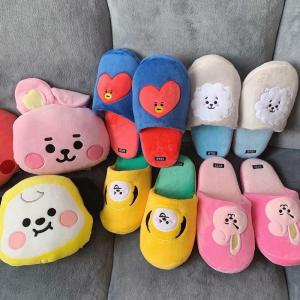 BTSグッズ スリッパ 室内履き 冬用 ルーム...の詳細画像2