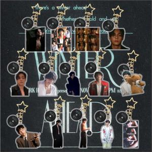 2番目半額 Vグッズ テヒョン 防弾少年団 BTS バンタン キーリング Winter Ahead アクリル キーホルダーグッズ キーチェーン アクセサリー テテ 携帯鍵自動車飾り