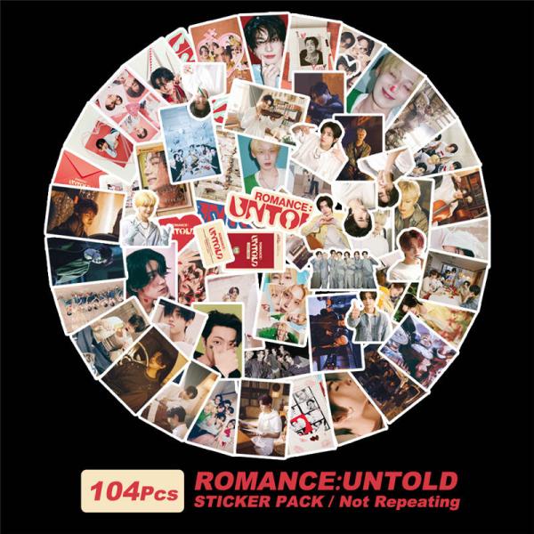 Enhypenグッズ シール シールセット 104枚 エンハイプン ROMANCE UNTOLD ス...