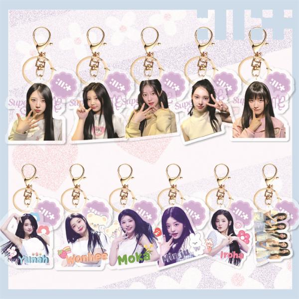 2番目半額 ILLITグッズ キーリング プラスチック アイリット キーホルダー グッズ キーチェー...