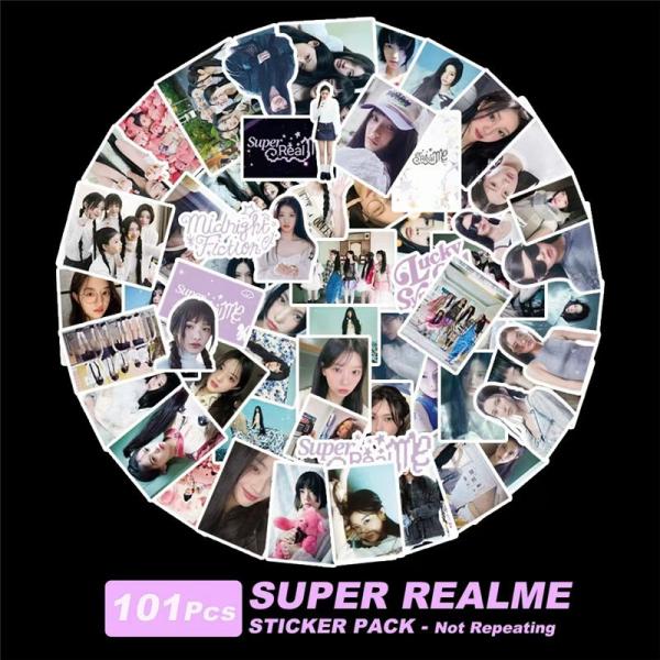 ILLITグッズ シール シールセット 101枚 アイリット SUPER REAL ME スティッカ...