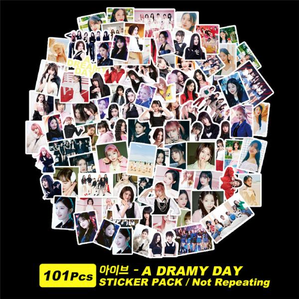 IVEグッズ シール シールセット 101枚 アイヴ A Dreamy Day スティッカー 手帳 ...