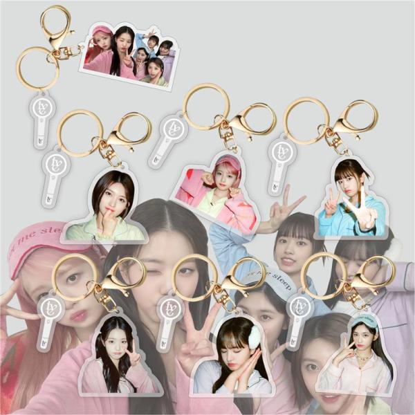 2番目半額 IVEグッズ キーリング プラスチック アイヴ キーホルダー グッズ キーチェーン アク...