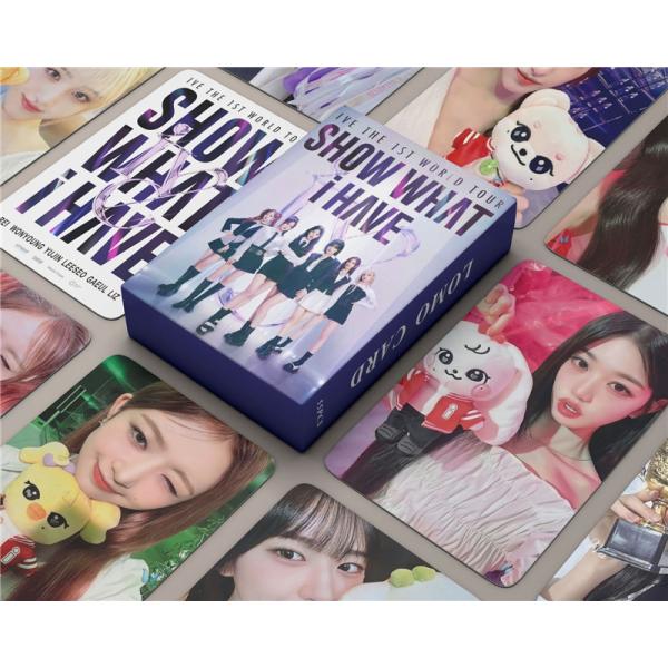 IVEグッズ フォト カード 55枚 セット トレカ アイヴ 写真 全員 フォトカード K-POP ...