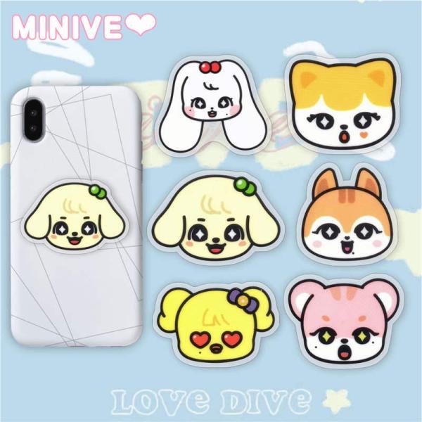 2番目半額 IVEグッズ スマホホルダー アクリル アイヴ 携帯ホルダー MINIVE グッズ キャ...
