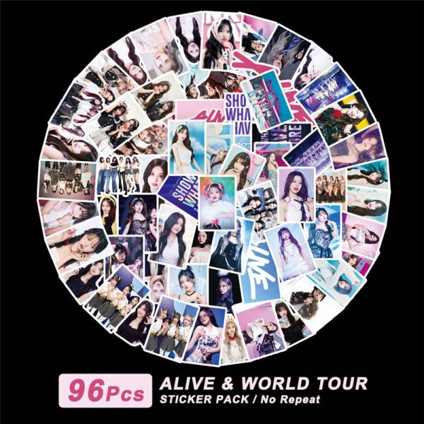 IVEグッズ シール シールセット 96枚 アイヴ ALIVE &amp; WORLD TOUR スティッカ...