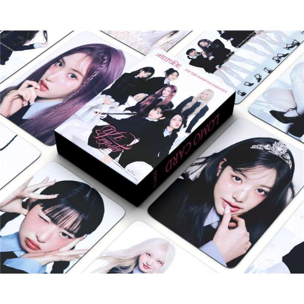 IVEグッズ フォト カード 55枚 セット トレカ アイヴ 写真 全員 フォトカード K-POP ...