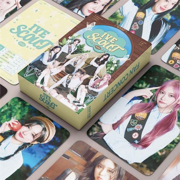 IVEグッズ フォト カード 55枚 セット トレカ アイヴ 写真 全員 フォトカード K-POP ...