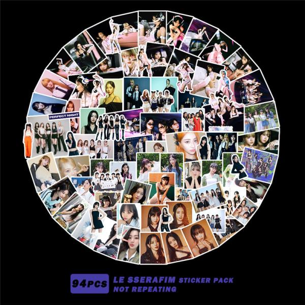LE SSERAFIMグッズ シール シールセット 94枚 ルセラフィム Perfect Night...