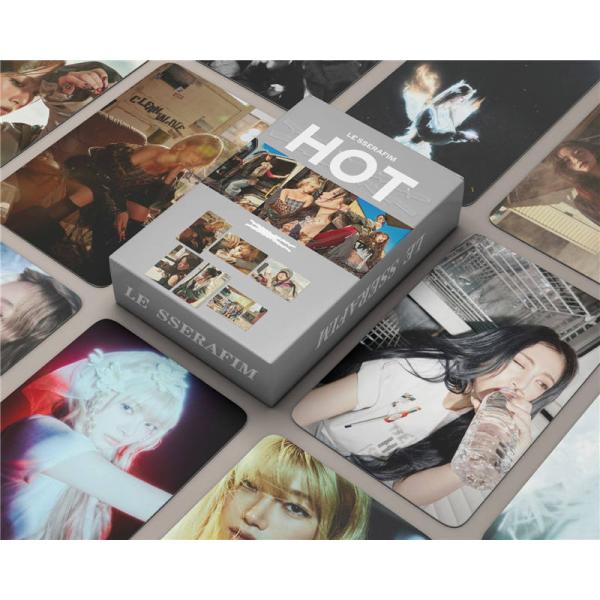 LE SSERAFIMグッズ フォト カード 55枚 セット トレカ ルセラフィム 写真 全員 フォ...