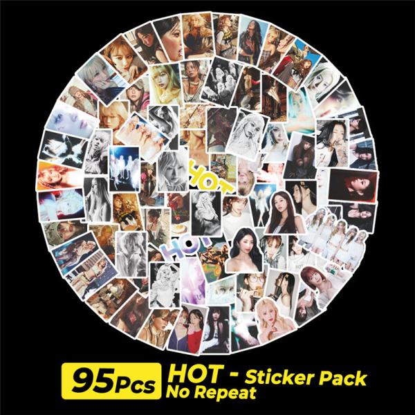 LE SSERAFIMグッズ シール シールセット 95枚 ルセラフィム HOT スティッカー 手帳...