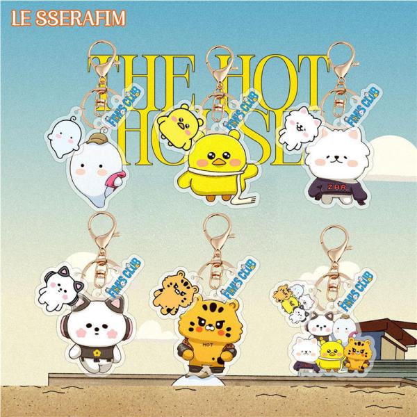 2番目半額 LE SSERAFIMグッズ キーリング アクリル ルセラフィム キーホルダー グッズ ...