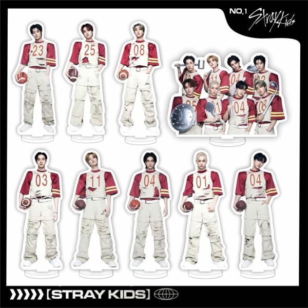 2番目半額 Stray Kidsグッズ SUPER BOWL アクリルスタンド 写真立て 卓上 15...