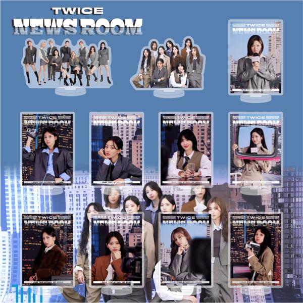 2番目半額 TWICEグッズ NEWS ROOM アクリルスタンド 写真立て 卓上 10cm トゥワ...
