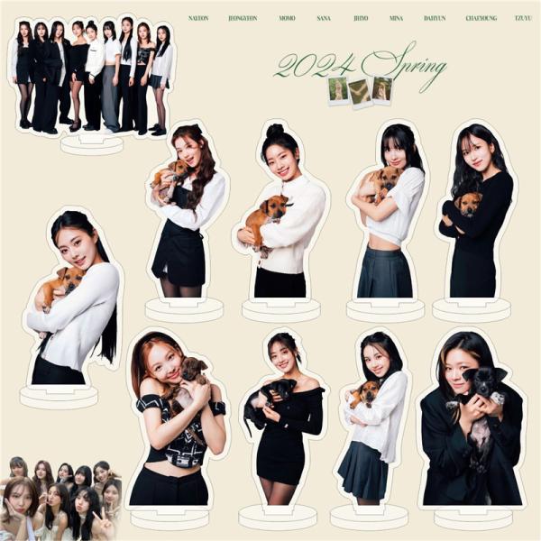 2番目半額 TWICEグッズ アクリルスタンド 写真立て 卓上 10cm トゥワイス 両面印刷 ポス...