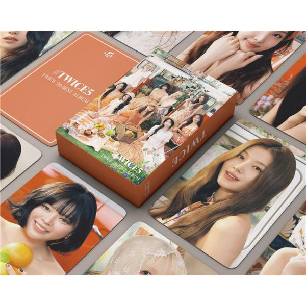 TWICEグッズ フォト カード 55枚 セット トレカ トゥワイス 写真 全員 TWICE5 フォ...